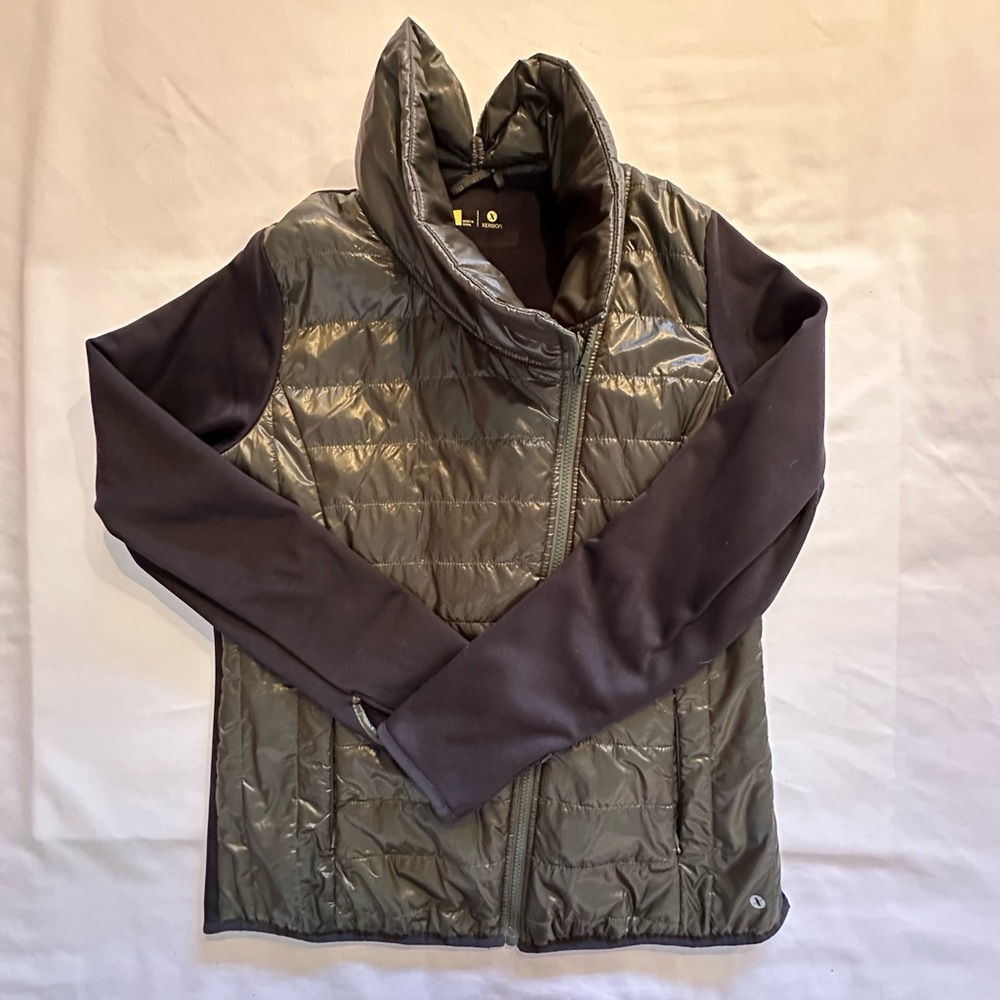 Green Xersion puffer Jacket light weight